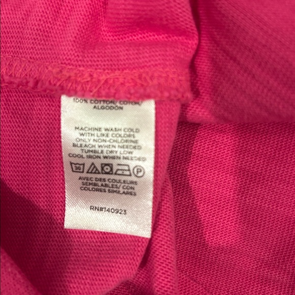 LOFT Fuchsia Short Sleeve Tee - Picture 6 of 6